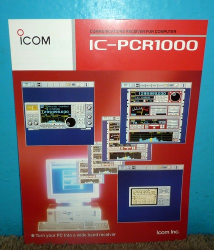 Icom pcr1000 communications - icom,