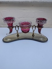 victorian epergne glass flutes