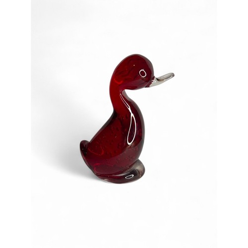 Whitefriars ruby red clear - red, &