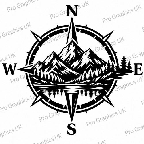 Large compass mountain - 2,