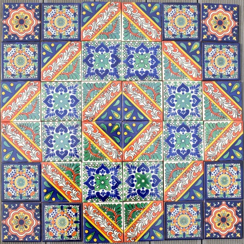 Mexican tiles zocalo mix - ,