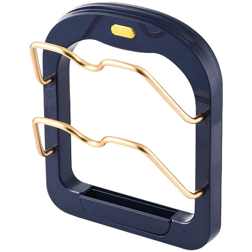 Gold plated pot lid rack - pot,