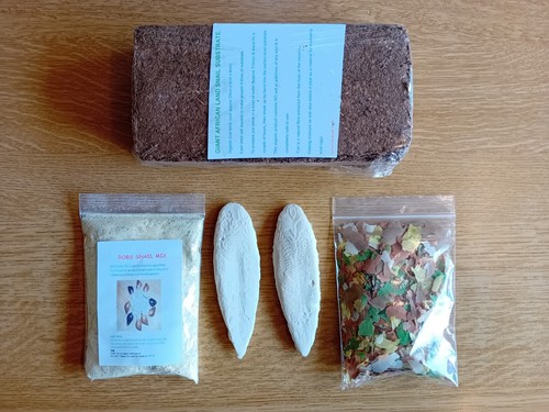 Snail substrate food - substrate,, mix