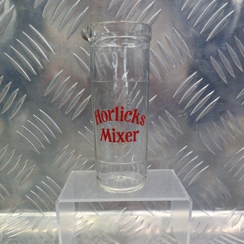 Vintage horlicks mixer glass - vintage,