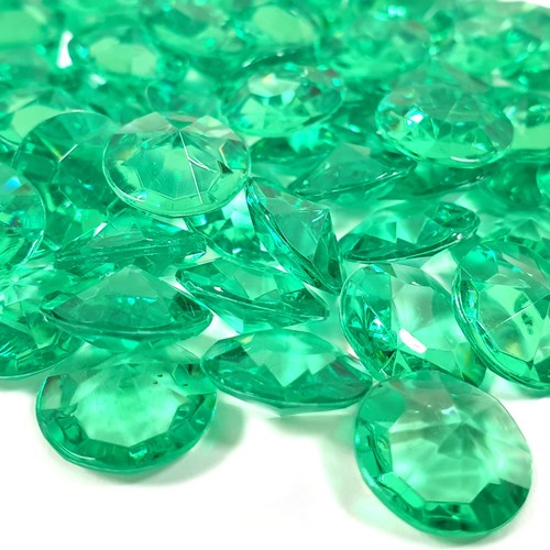Green diamante scatter - green,