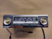 Radiomobile Model 80 Vintage Push Button Classic Car Radio 12V Dual-Polarity
