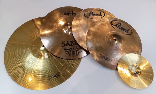 Complete cymbal set - cymbal,