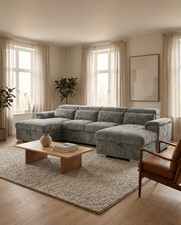 Valentina Grey U Shape Corner