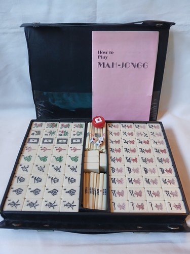 Mahjong set 148 white - set,