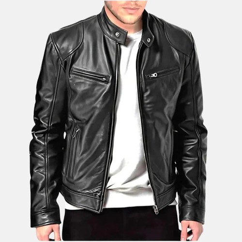 Men black handmade - handmade, genuine