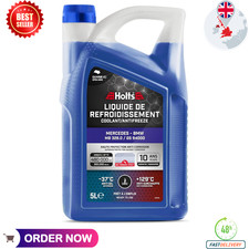 Holts HAFR0008B Antifreeze Coolant for Car Mercedes & BMW, 10-year 300k,Blue, 5L