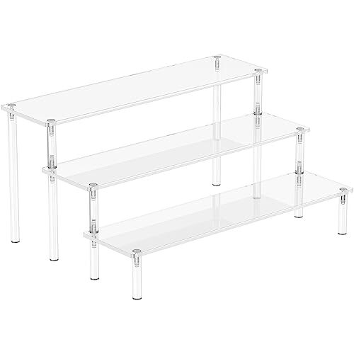 Tier acrylic display - display, risers