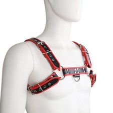 PU Leather Male Chest Belts