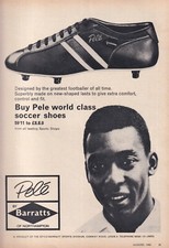 Pele Football Boots (1968 Advert) - Vintage Mini Poster