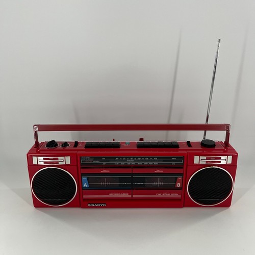 Vtg rare sanyo mw703 boombox - sanyo,