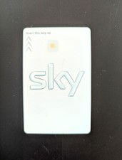 Sky Freesat Viewing Card White