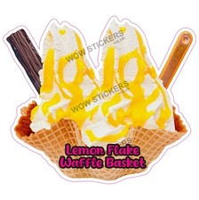 ice cream van sticker Lemon