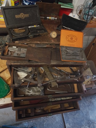 Toolmakers tool box complete - box,