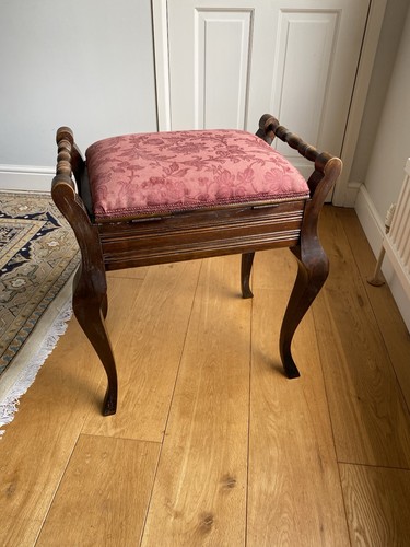 Antique piano stool - antique,