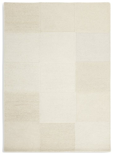 Checkerboard natural wool cut - checkerboard,