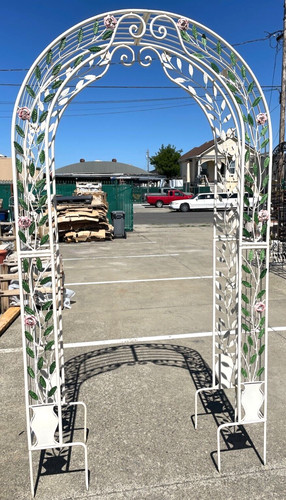 Creme colored wrought iron - creme,