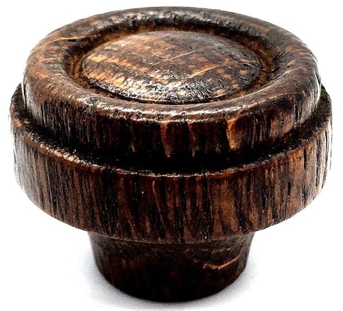Teak walnut knobs 34mm - walnut,