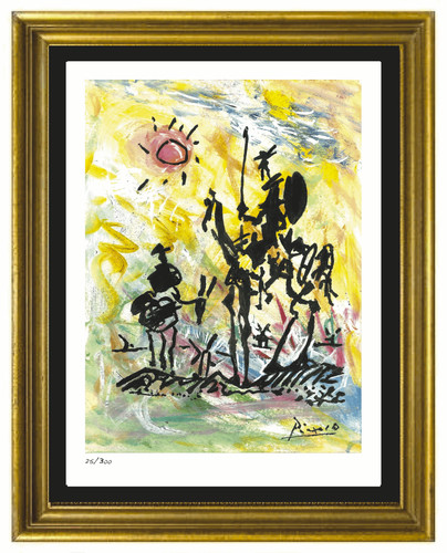 Pablo picasso don quixote - pablo, quixote"