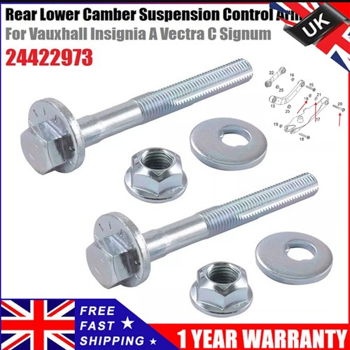 Rear suspension camber - 2x, bolt