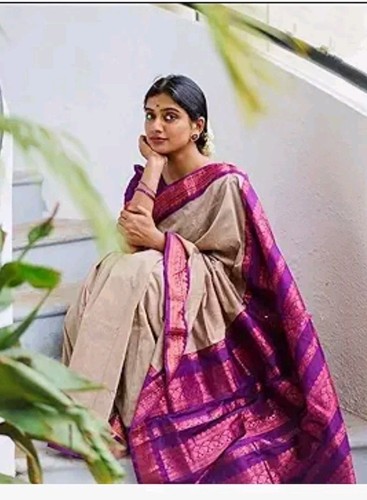 Silk saree indian new - silk, designer