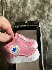 Converse Infant Booties Pink 0-6 Months Brand New. 