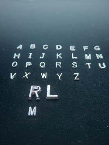 Lead ray marker letters - x-ray, letters,