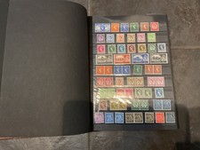Large GB Collection vintage stamps  unused QEII in album stock book 100s £ FV