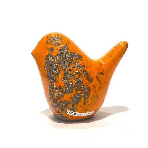 Otto keramik bird - bird, orange