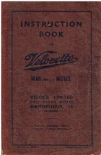 VELOCETTE 350cc MAC MODEL