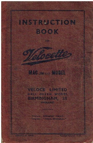 Velocette 350cc mac - velocette,