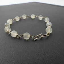 Vintage Moonstone Bead 925