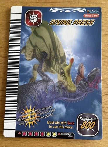 Sega dinosaur king move - king, card