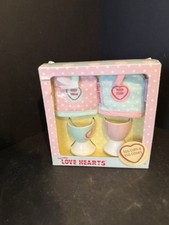 LOVE HEARTS sweets  Egg Cups &