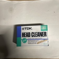 TDK VHS-C Head Cleaner Tape