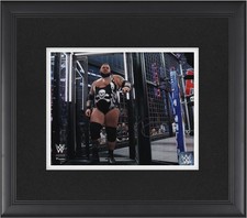 Bronson Reed WWE Framed Autographed 8" x 10" Elimination Chamber Photograph