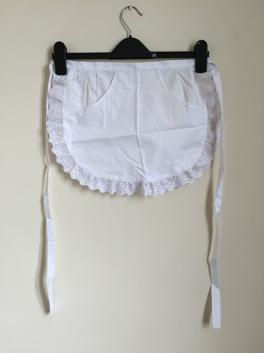 White waitress maid - white,