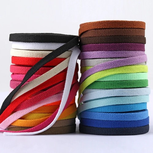 Shoe laces flat coloured - laces,