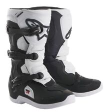ALPINESTARS TECH 3S YOUTH BOOTS WHITE BLACK NEW KIDS JUNIOR MX CHEAP MOTOCROSS