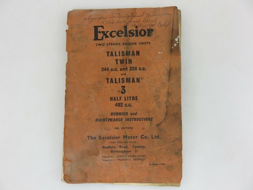 Excelsior motorcycle talisman - motorcycle,