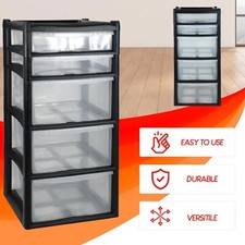 5 Drawer Storage Tower with 3