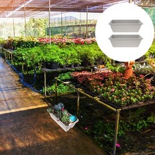  2 Sets Vegetable Pot with Bottom Bracket Window Box Planter Garden