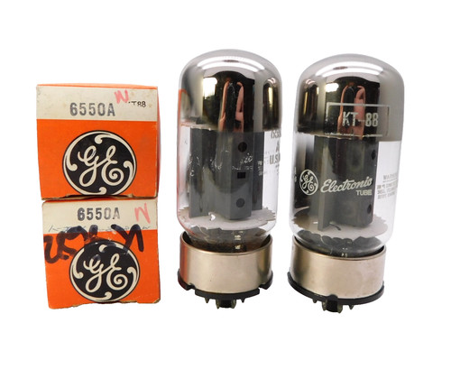 Rare matched pair 6550a - matched, ge