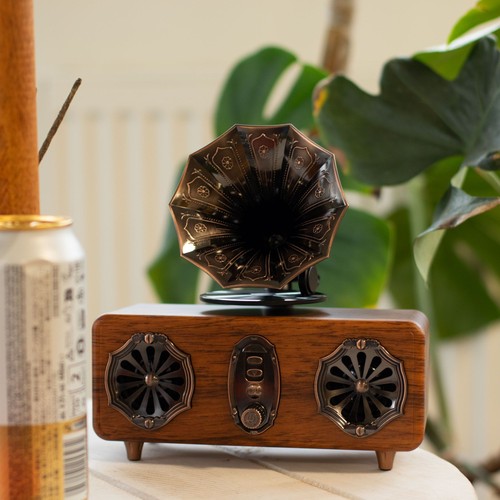 Vintage gramophone speaker - gramophone,