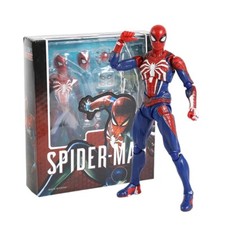 The Spiderman PS4 Advanced Suit PVC Action Figure Collectible Model Toy  In BOX