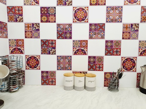 Tile stickers mosaic - stickers,